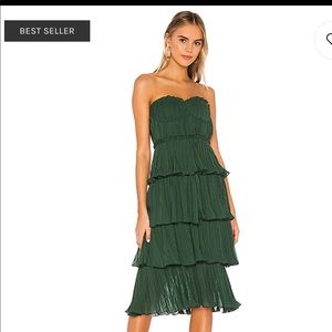 Lovers+Friends | Alex MIDI Dress Emerald Green size XXS